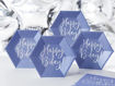 Picture of PLATES HAPPY BIRTHDAY NAVY BLUE 20CM
